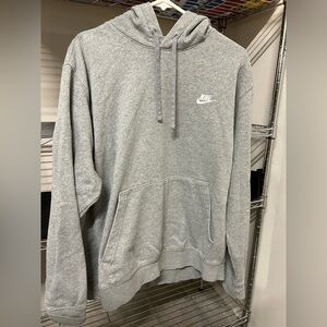 Nike Men's Heather Gray Hoodie